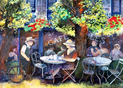 Cafe Jules, 1994 von Lisa Graa Jensen
